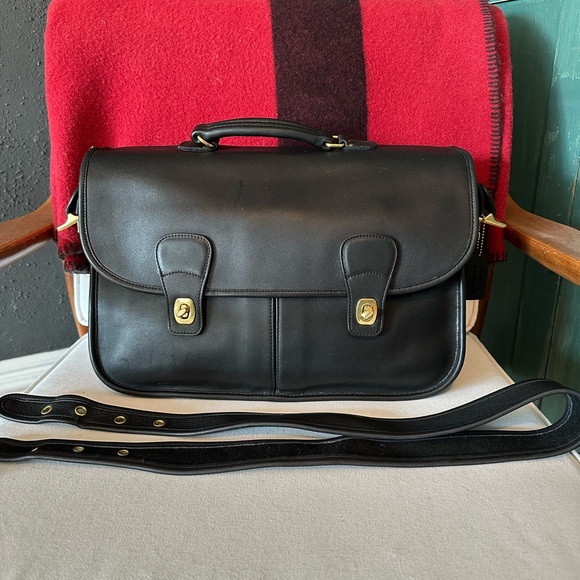 🖤Stunning Rare 1995 Vintage Coach Briefcase, Style 5288 - Picture 1 of 9